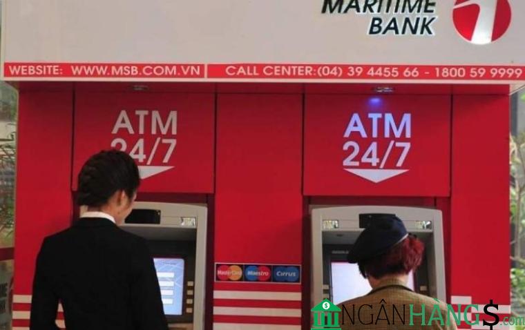 Ảnh Cây ATM ngân hàng Hàng Hải MaritimeBank MSB Chợ Mới 1