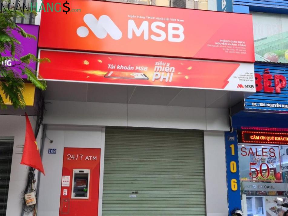 Ảnh Cây ATM ngân hàng Hàng Hải MaritimeBank MSB Cầu Giấy 5 1