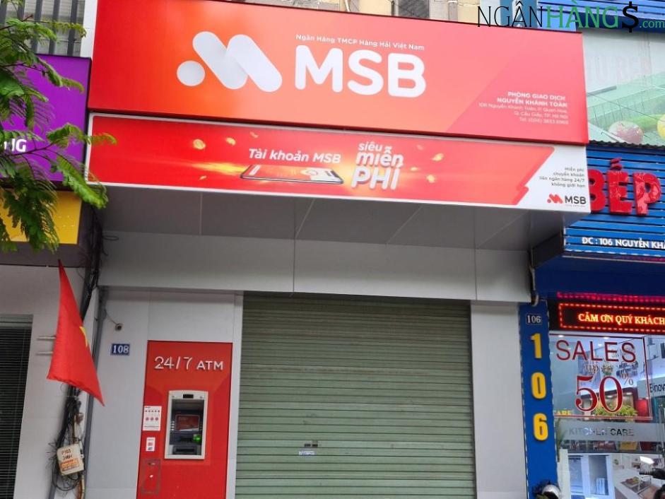 Ảnh Cây ATM ngân hàng Hàng Hải MaritimeBank MSB Số 15A Sở giao dịch 1